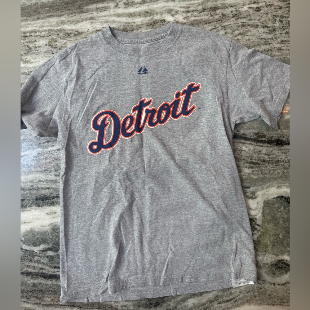 Detroit Tigers short sleeve TShirt youth size medium - Picture 1 of 3